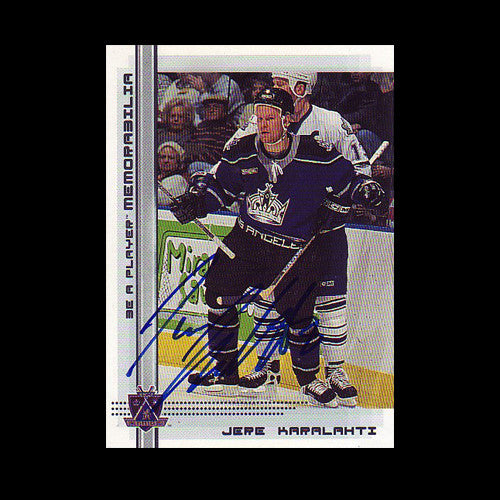 Jere Karalahti Los Angeles Kings Autographed Card