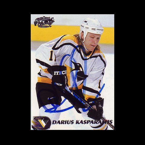 Darius Kasparitis Pittsburgh Penguins Autographed Card
