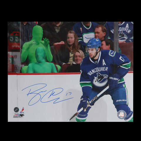 Ryan Kesler Vancouver Canucks Autographed "Green Men" 11x14 Photo - Clearance