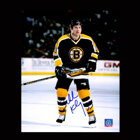 Sheldon Kennedy Boston Bruins Autographed Action 8x10 Photo