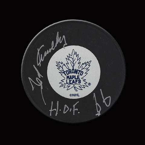 Ted Kennedy Toronto Maple Leafs Autographed Puck