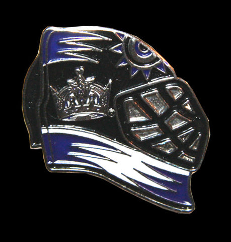 Los Angeles Kings Goalie Helmet Pin