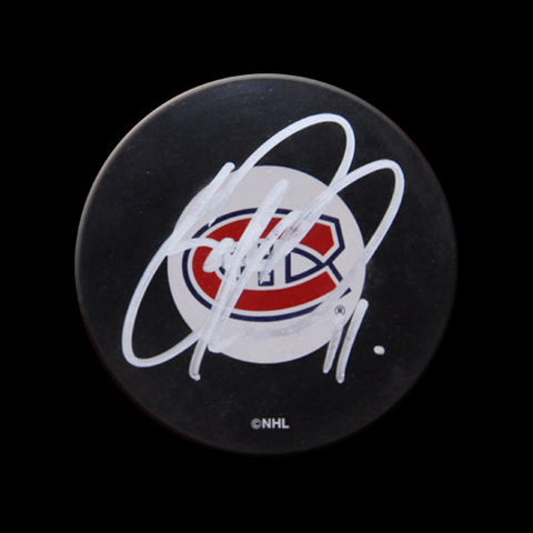 Saku Koivu Montreal Canadiens Autographed Puck