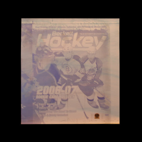 Beckett Hockey August 2007 Edition Complete Printing Plates Set Featuring Kopitar, Kessel & Stastny