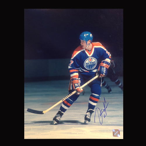 Jari Kurri Edmonton Oilers Autographed 11x14 Action Photo