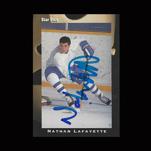 Nathan Lafayette Cornwall Royals Autographed Card