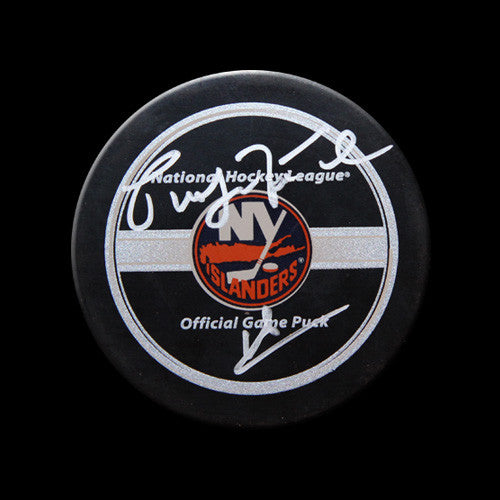 Pat Lafontaine New York Islanders Autographed Puck