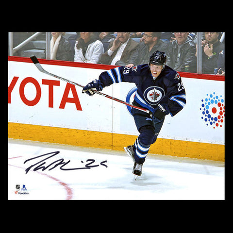 Patrik Laine Winnipeg Jets Autographed 1st NHL Game 8x10 Photo - Clearance