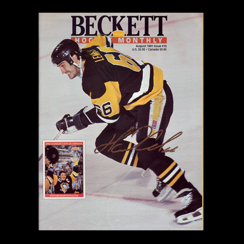 Mario Lemieux Pittsburgh Penguins Autographed Beckett Monthly Price Guide