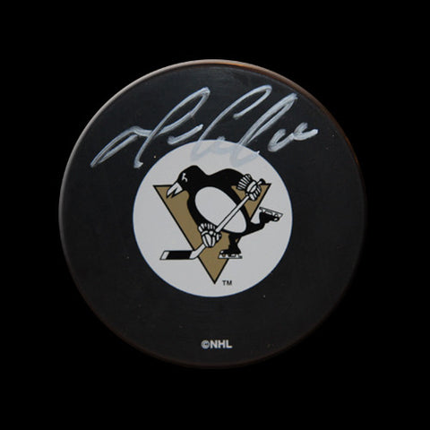 Mario Lemieux Pittsburgh Penguins Autographed Puck