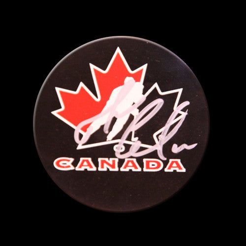 Mario Lemieux Team Canada Autographed Puck