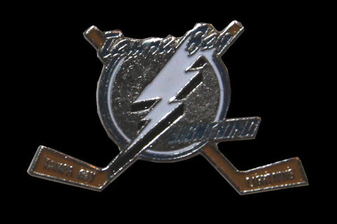 Tampa Bay Lightning Crossed Sticks Pin