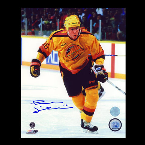 Trevor Linden Vancouver Canucks Autographed Rookie 8x10 Photo