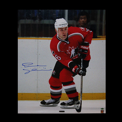 Trevor Linden Team Canada Autographed Breakout 16x20 Photo