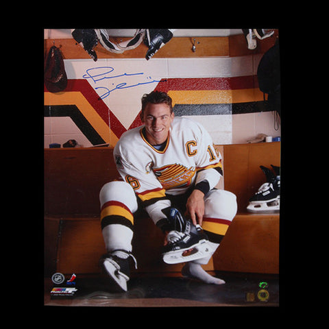 Trevor Linden Vancouver Canucks Autographed Locker Room 16x20 Photo