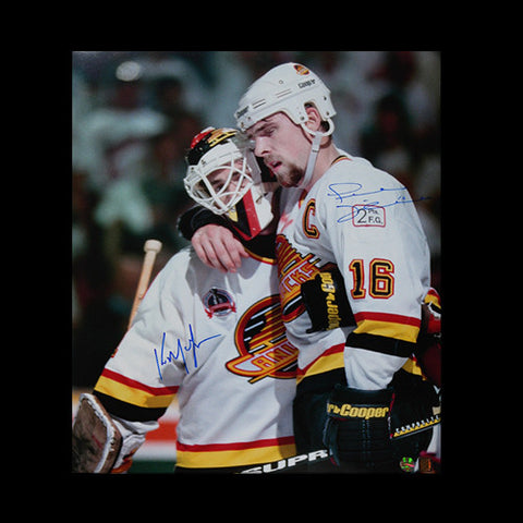 Trevor Linden & Kirk McLean Vancouver Canucks Autographed All Heart 16x20 Photo