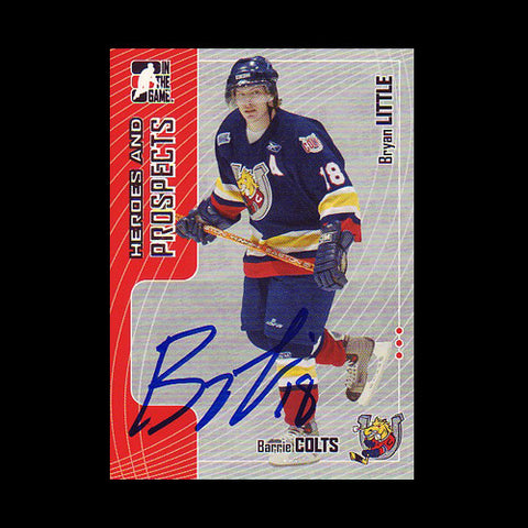 Bryan Little Barrie Colts Autographed Card