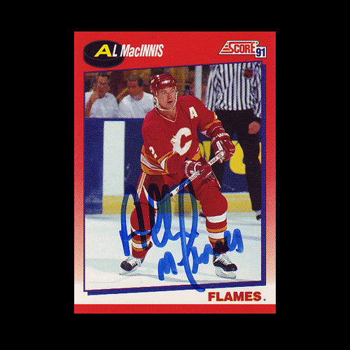 Al MacInnis Calgary Flames Autographed Card