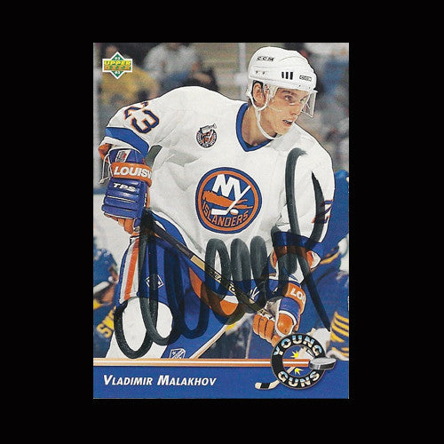 Vladimir Malakhov New York Islanders Autographed Card