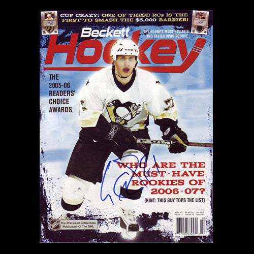 Evgeni Malkin Pittsburgh Penguins Autographed Beckett Monthly Price Guide