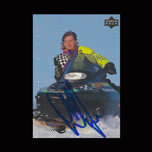 Dave Manson Winnipeg Jets Autographed Card