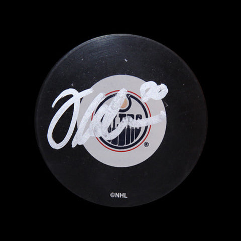 Jussi Markkanen Edmonton Oilers Autographed Puck