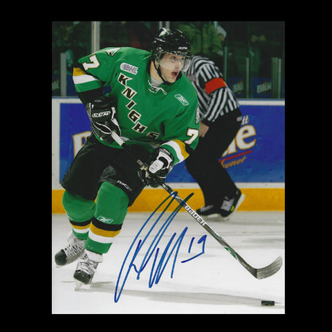Patrick Maroon London Knights Autographed Breakout 8x10 Photo