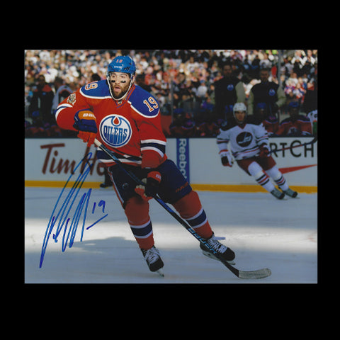 Patrick Maroon Edmonton Oilers Autographed Outdoor 8x10 Photo