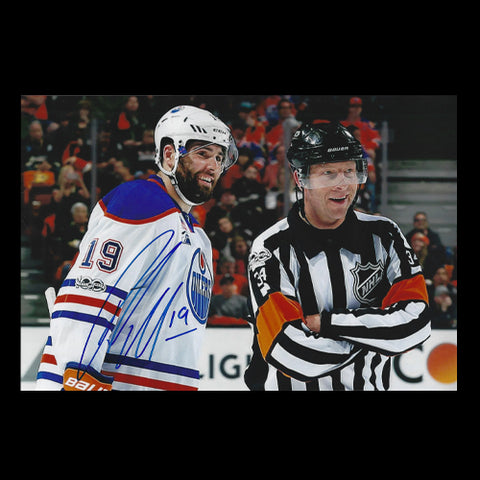 Patrick Maroon Edmonton Oilers Autographed What's Up Ref 8x12 Photo