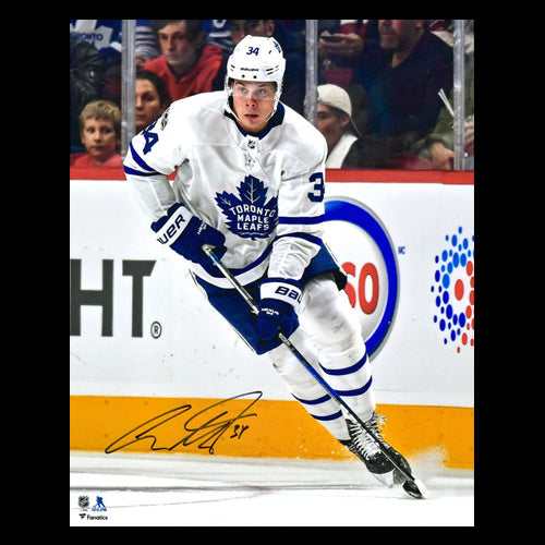 Auston Matthews Toronto Maple Leafs Autographed Breakout 8x10 Photo