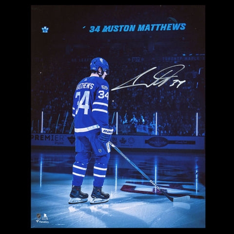 Auston Matthews Toronto Maple Leafs Autographed Highlight 8x10 Photo