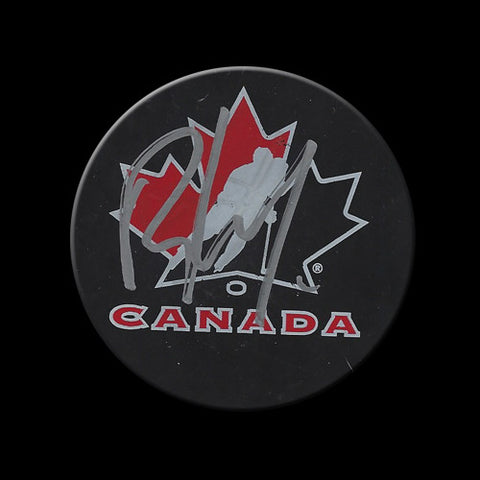 Brian McCabe Team Canada Autographed Puck