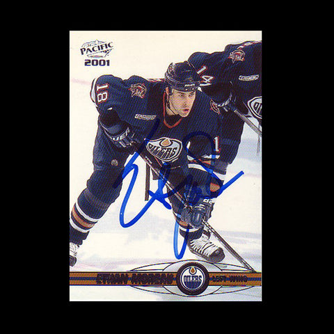 Ethan Moreau Edmonton Oilers Autographed Card