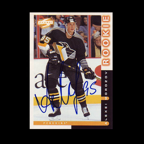 Alexei Morozov Pittsburgh Penguins Autographed Card