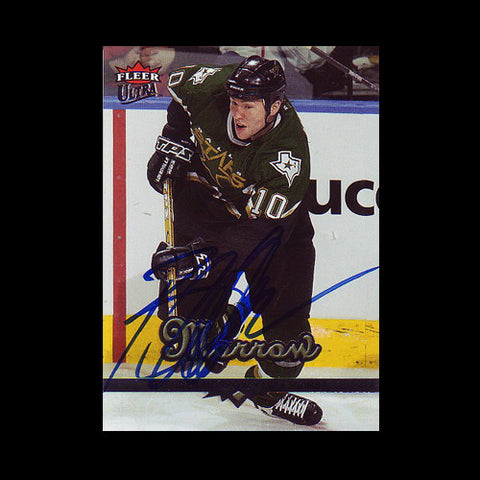 Brenden Morrow Dallas Stars Autographed Card