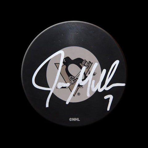 Joe Mullen Pittsburgh Penguins Autographed Puck