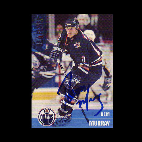 Rem Murray Edmonton Oilers Autographed Card