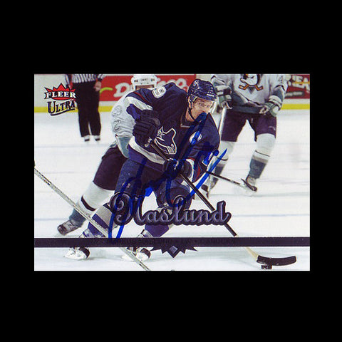 Markus Naslund Vancouver Canucks Autographed Card