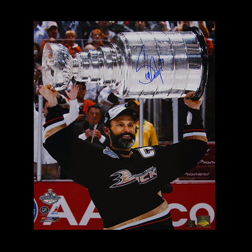 Scott Niedermayer Anaheim Ducks Autographed Stanley Cup 16x20 Photo