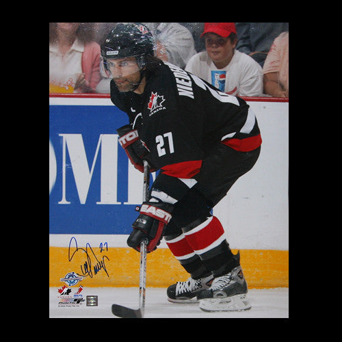 Scott Niedermayer Team Canada Autographed 2004 World Cup 16x20 Photo