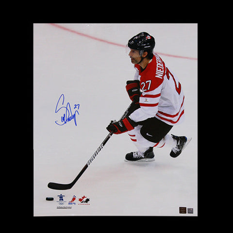Scott Niedermayer Team Canada Autographed 2010 Breakout 16x20 Photo