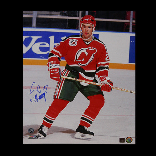 Scott Niedermayer N.J. Devils Autographed Rookie 16x20 Photo
