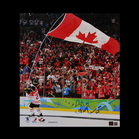 Scott Niedermayer Team Canada Autographed 2010 Gold Celebration w/Notation 16x20 Photo