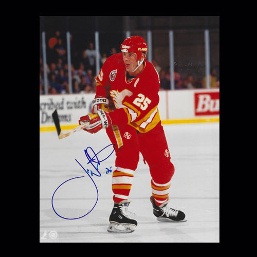 Joe Nieuwendyk Calgary Flames Autographed Pass 8x10 Photo