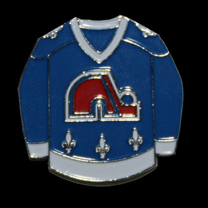 Quebec Nordiques Classic Blue Jersey Pin