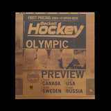 Beckett Hockey February/March 2010 Edition Complete Printing Plates Set Olympic Edition
