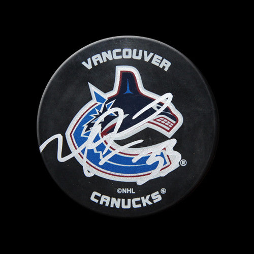 Mike Peca Vancouver Canucks Autographed Puck