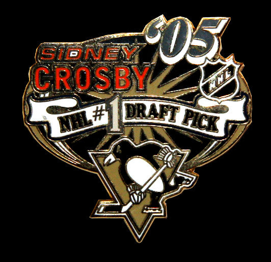 Sidney Crosby Pittsburgh Penguins #1 Draft Pick Pin