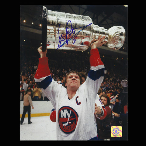 Denis Potvin Autographed NY Islanders 8x10 Stanley Cup Photo