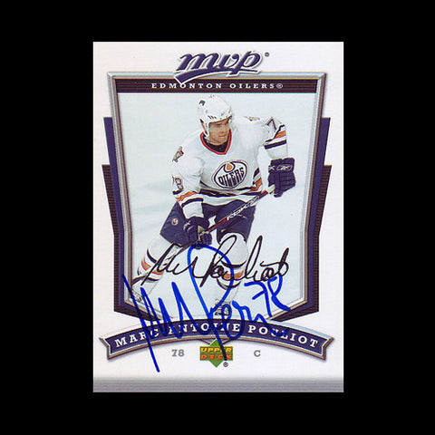 Marc-Antoine Pouliot Edmonton Oilers Autographed Card